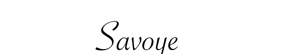 Savoye Plain Yazı tipi ücretsiz indir